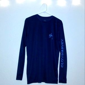Guy Harvey Original Long Sleeve Navy Shirt
